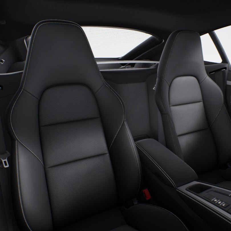 Porsche 718 Cayman 982 Custom Leather Seat Covers 2017-Up