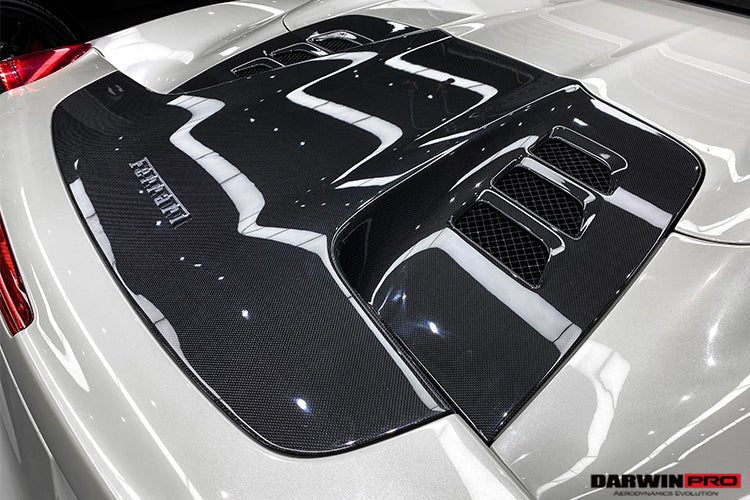 2011 - 2015 Ferrari 458 Spyder Carbon Fiber Engine Hood Replacement