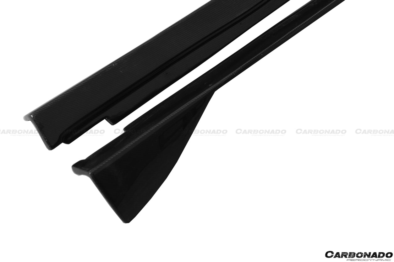 2012 - 2017 Ferrari F12 Berlinetta DC Style Carbon Fiber Side Skirts