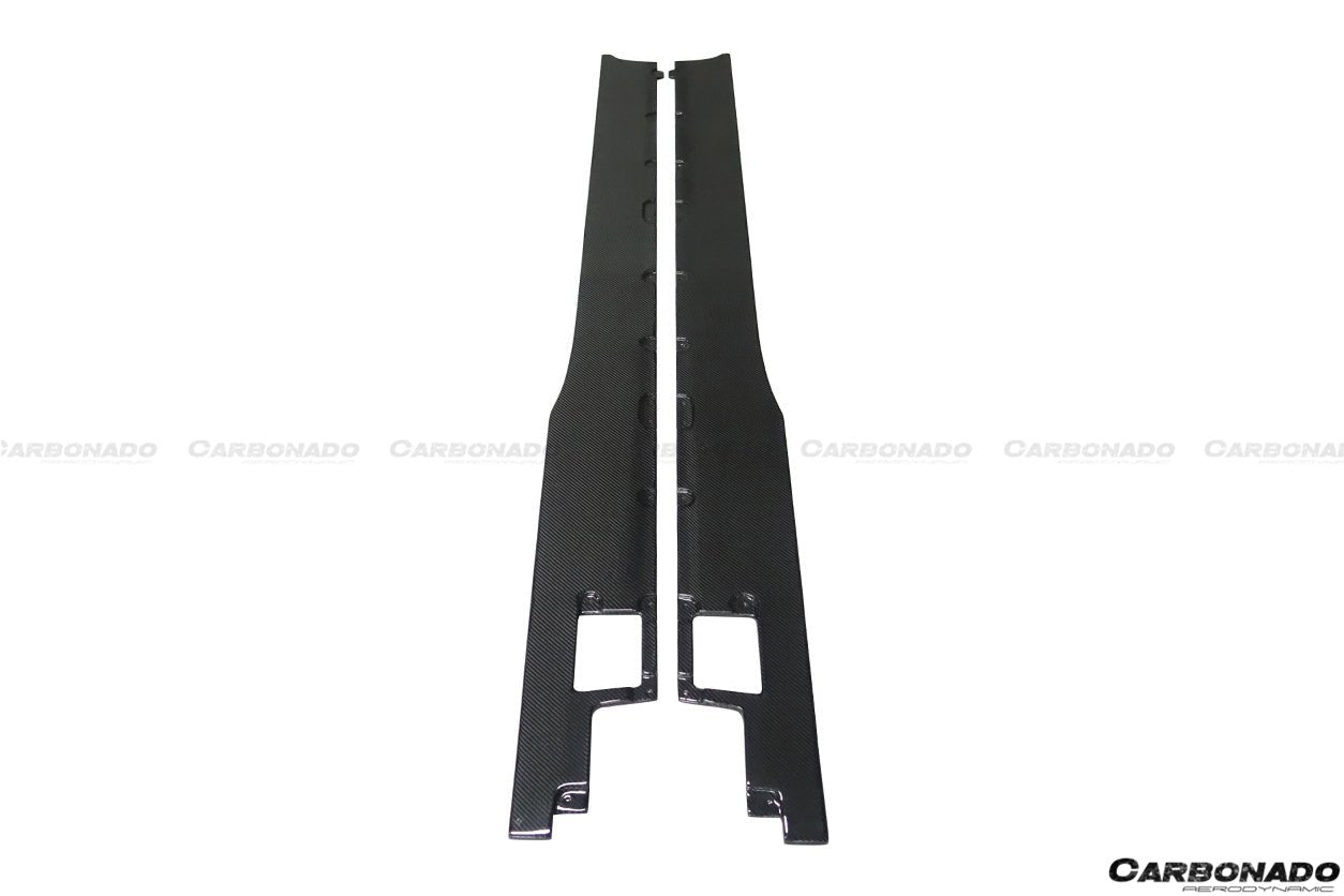 2011-2016 Lamborghini Aventador DC Style Carbon Fiber Side Skirts