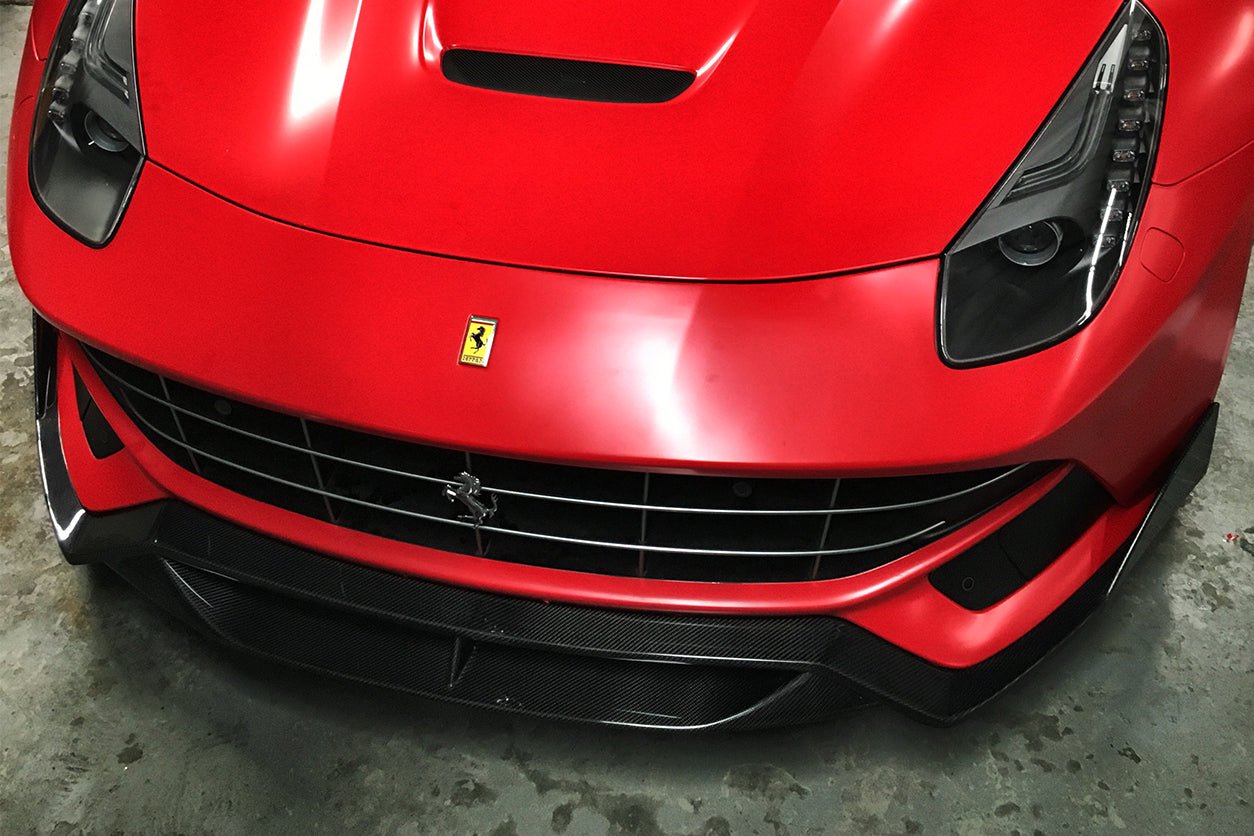 2012 - 2017 Ferrari F12 Berlinetta DC Style Carbon Fiber Front Lip