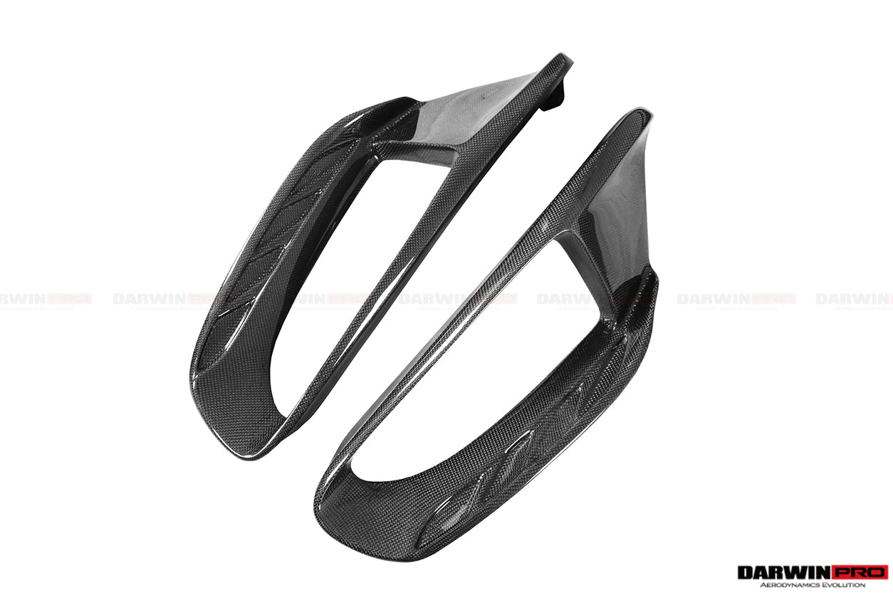 2015 - 2020 Ferrari 488 GTB & Spyder Pista Style Quarter Panel Side Scoops