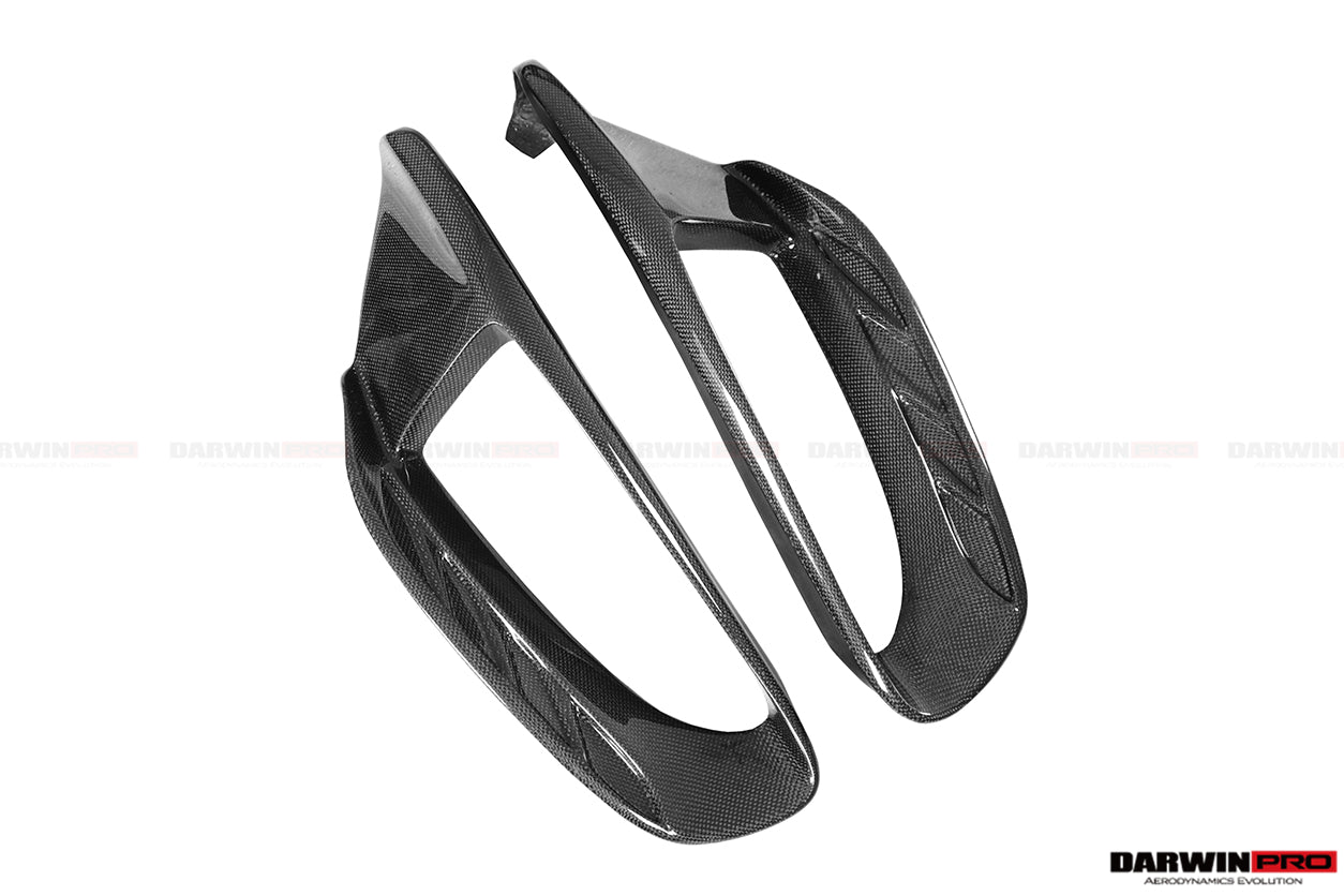 2015 - 2020 Ferrari 488 GTB & Spyder Pista Style Quarter Panel Side Scoops