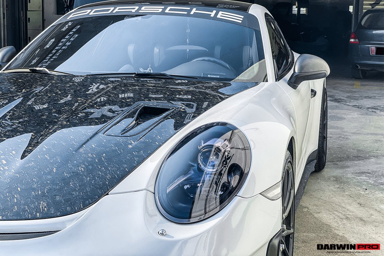 2012 - 2019 Porsche 991 Carrera S & Targa 4 & 4s GT2RS Style Carbon Fiber Hood