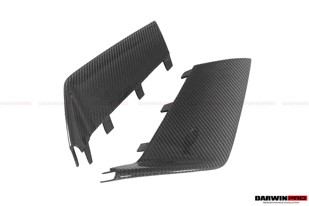 2013 - 2018 Audi RS6 Avant Carbon Fiber Front Bumper Caps