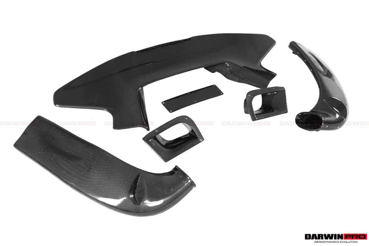 2015 - 2020 Ferrari 488 GTB Pista Style Rear Bumper & Wing