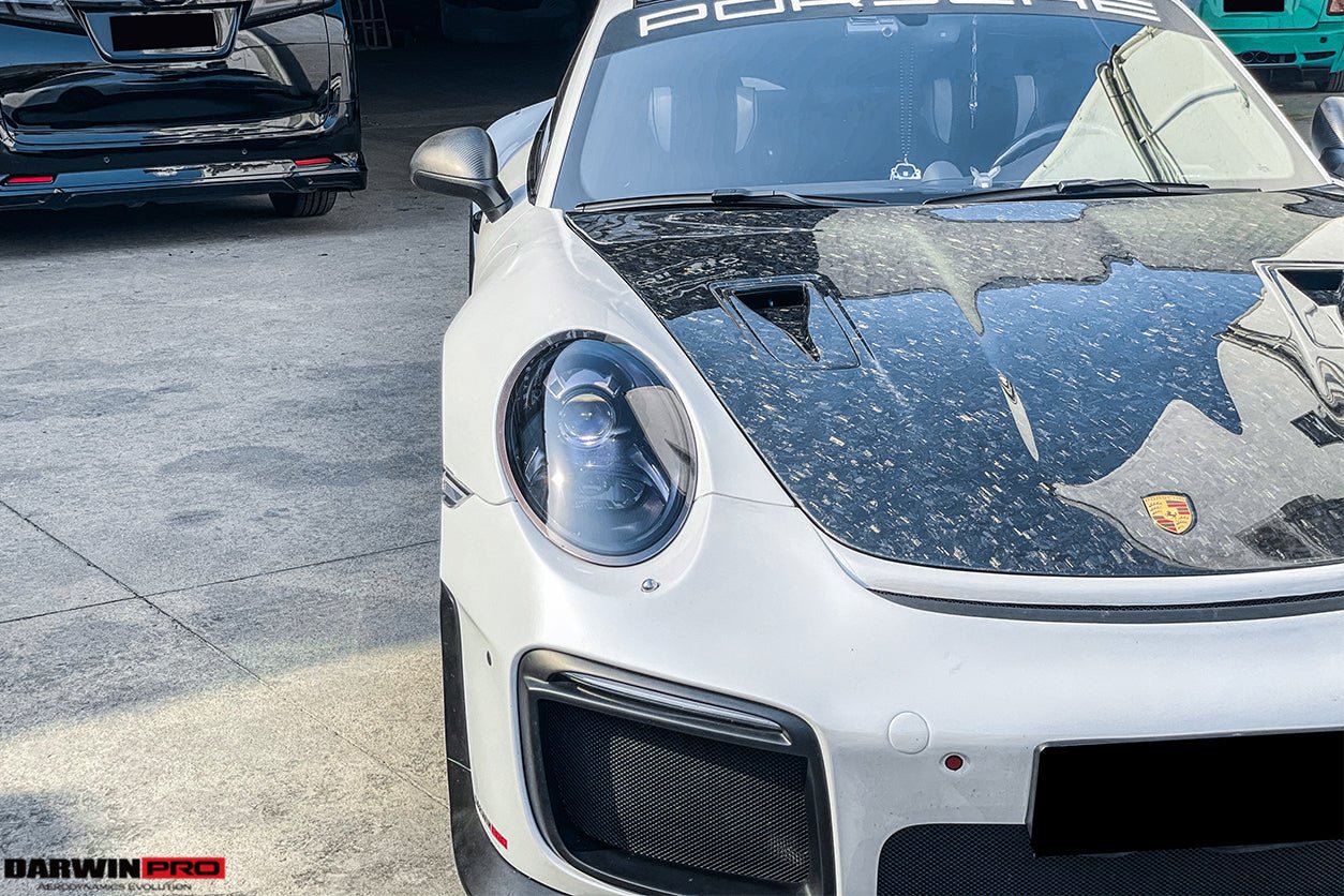 2012 - 2019 Porsche 991 Carrera S & Targa 4 & 4s GT2RS Style Carbon Fiber Hood