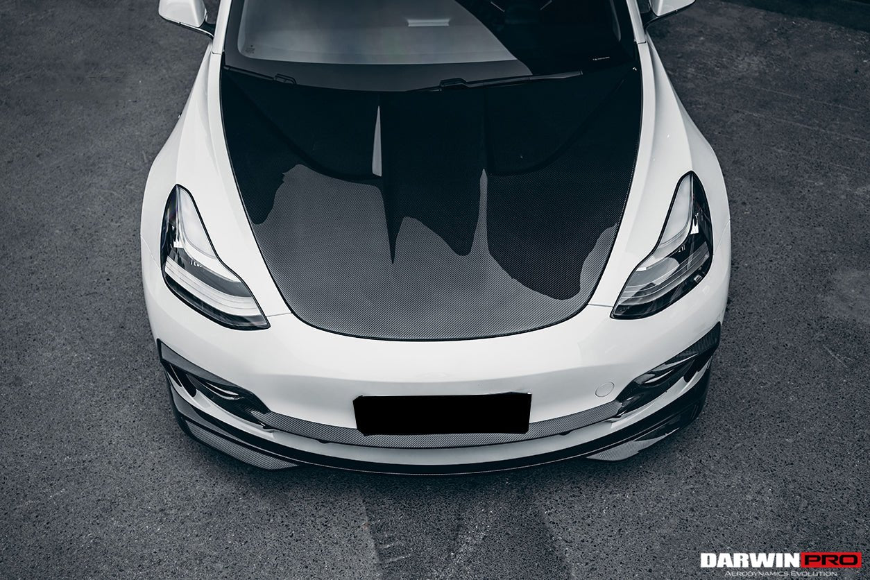 2017 - 2023 Tesla Model 3 IMP Performance Carbon Fiber Middle Front Lip