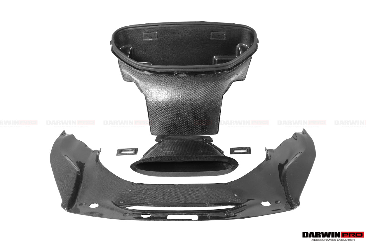 2015 - 2020 Ferrari 488 GTB & Spyder Pista Style Front Bumper Set W/ Hood