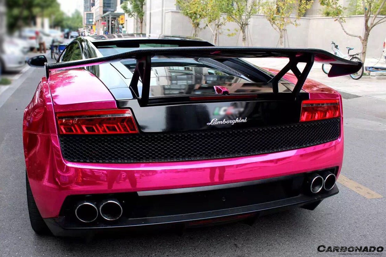 2004 - 2014 Lamborghini Gallardo DC-II Style Carbon Fiber Trunk Spoiler Wing