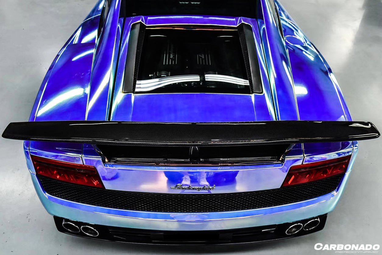 2004 - 2014 Lamborghini Gallardo DC Style Carbon Fiber Trunk Spoiler Wing