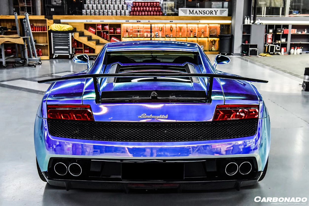 2004 - 2014 Lamborghini Gallardo DC Style Carbon Fiber Trunk Spoiler Wing