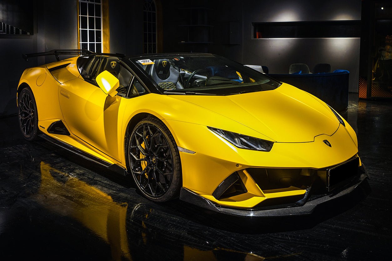 2019 - 2023 Lamborghini Huracan EVO 4WD OD Style Dry Carbon Front Lip