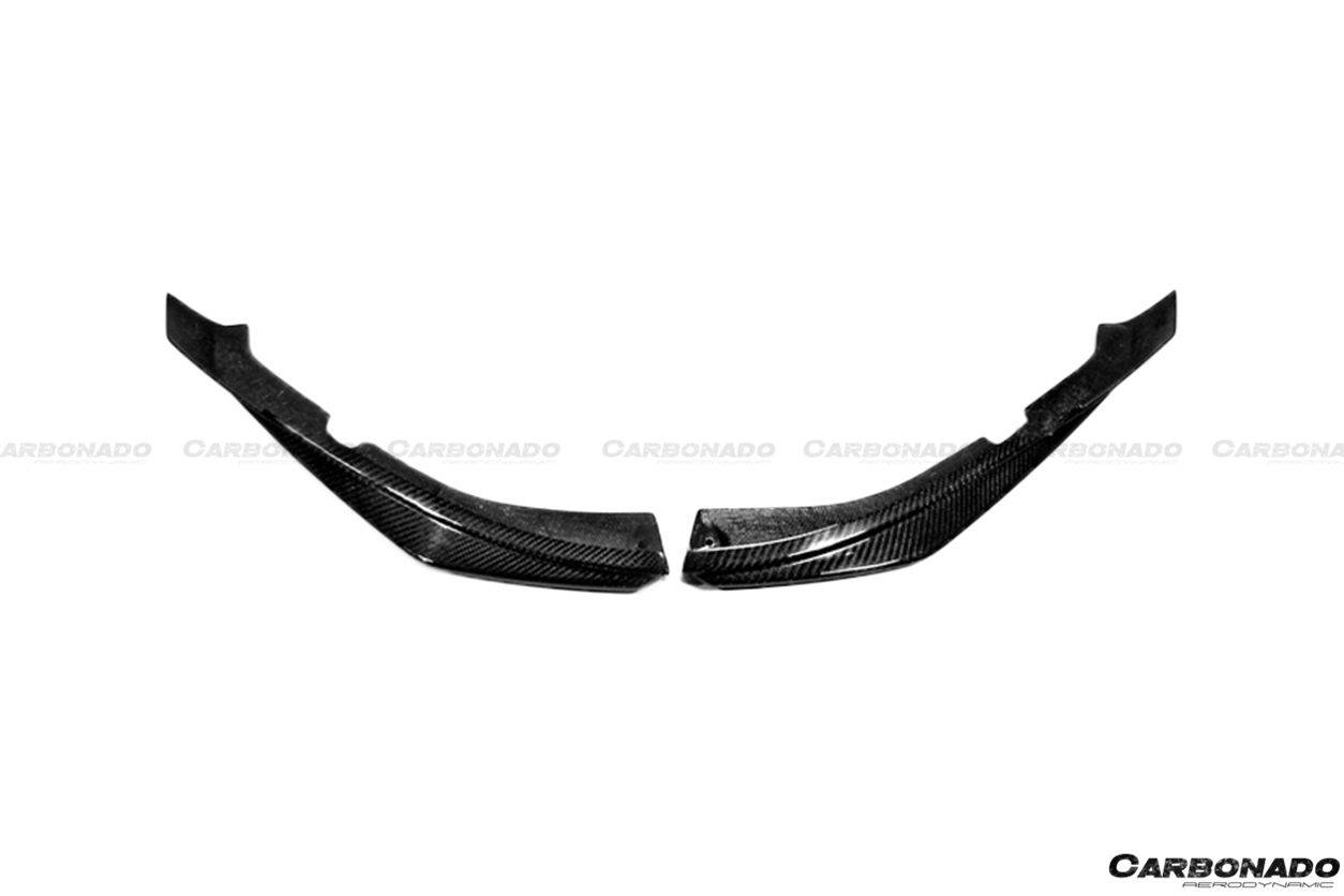 Maserati GranTurismo S Carbon Fiber Front Lip Splitter 2007-2011