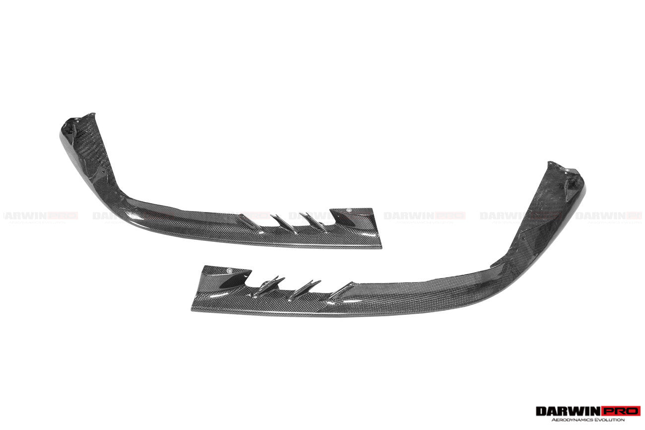 2020 - 2025 Ferrari SF90 Stradale OE Style Autoclave Carbon Fiber Front Bumper Side Splitter