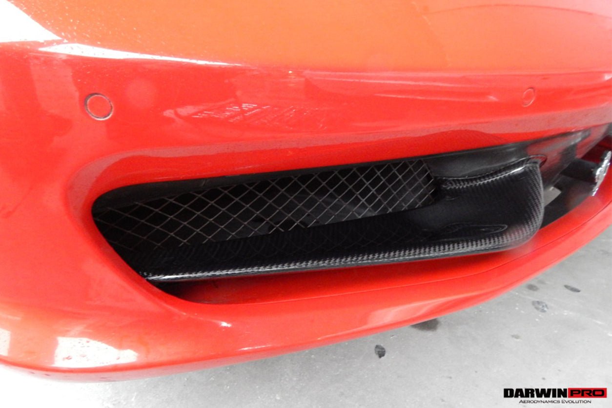 2010 - 2015 Ferrari 458 Coupe/Spyder Carbon Fiber Front Canards
