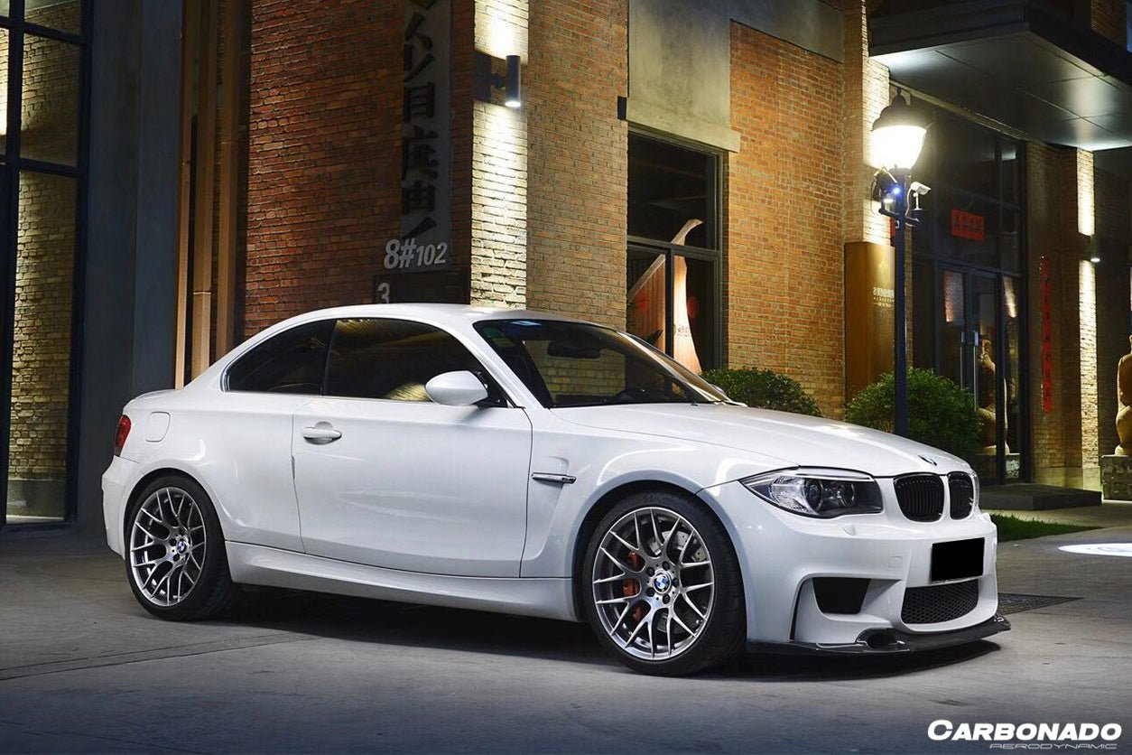 2011-2012 BMW 1M (E82) RZS Style Carbon Fiber Front Lip