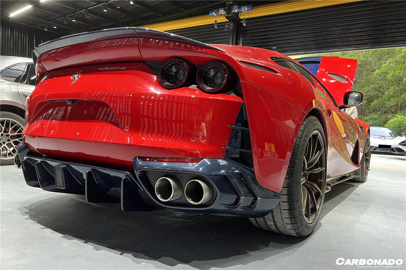 2018 - 2025 Ferrari 812 Superfast & GTS MSY Style Rear Bumper Vents