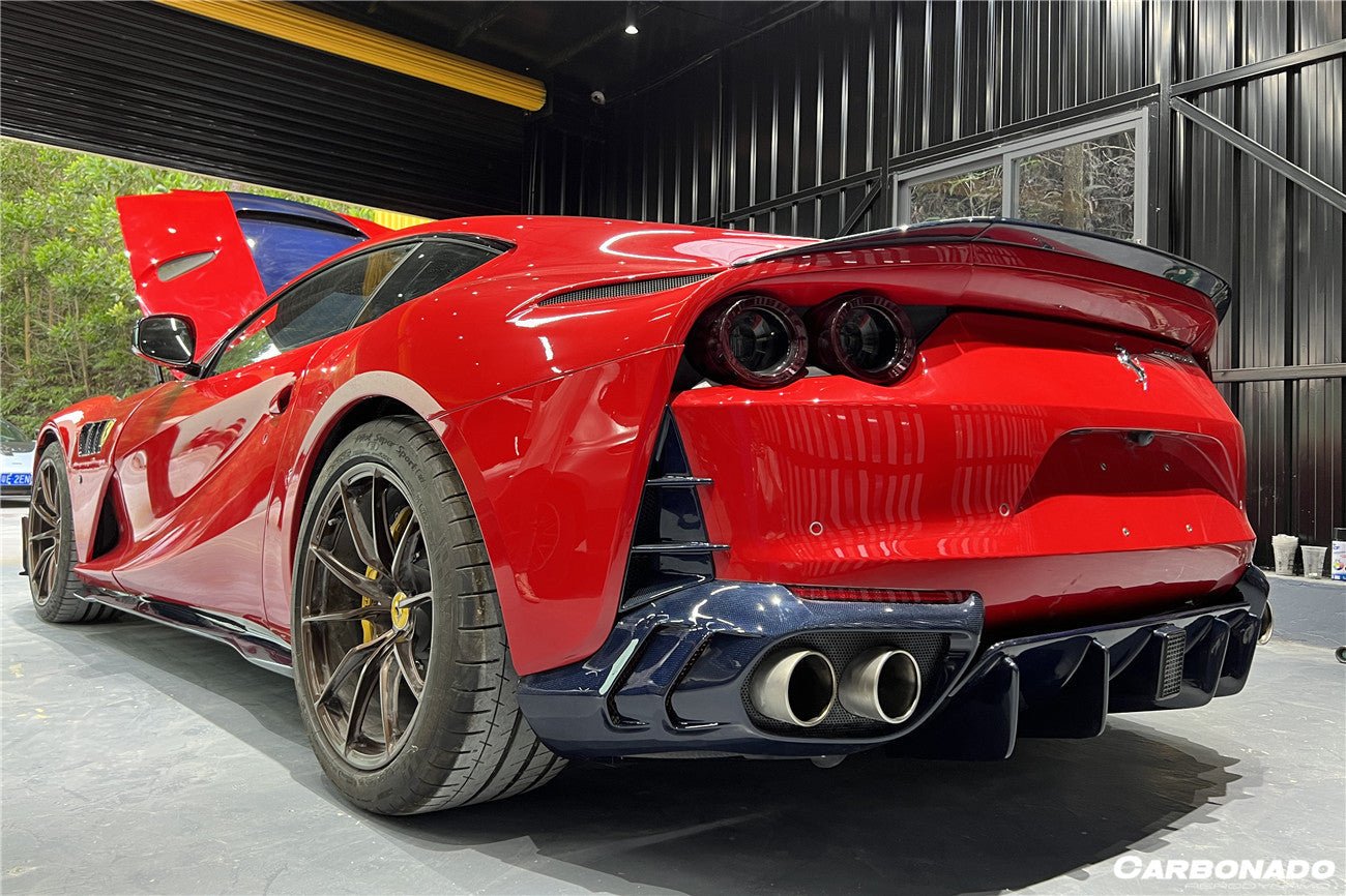 2018 - 2025 Ferrari 812 Superfast & GTS MSY Style Rear Bumper Vents