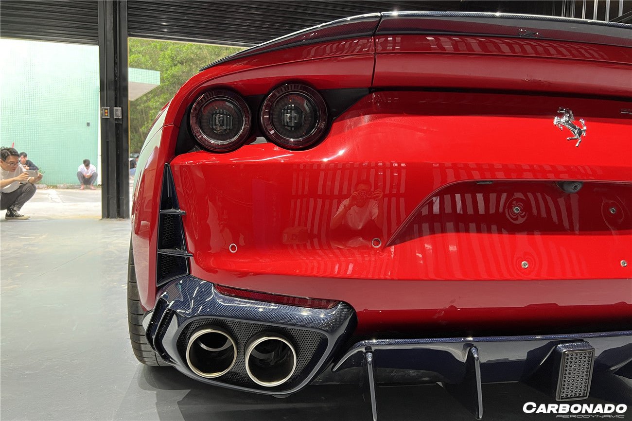 2018 - 2025 Ferrari 812 Superfast & GTS MSY Style Rear Bumper Vents