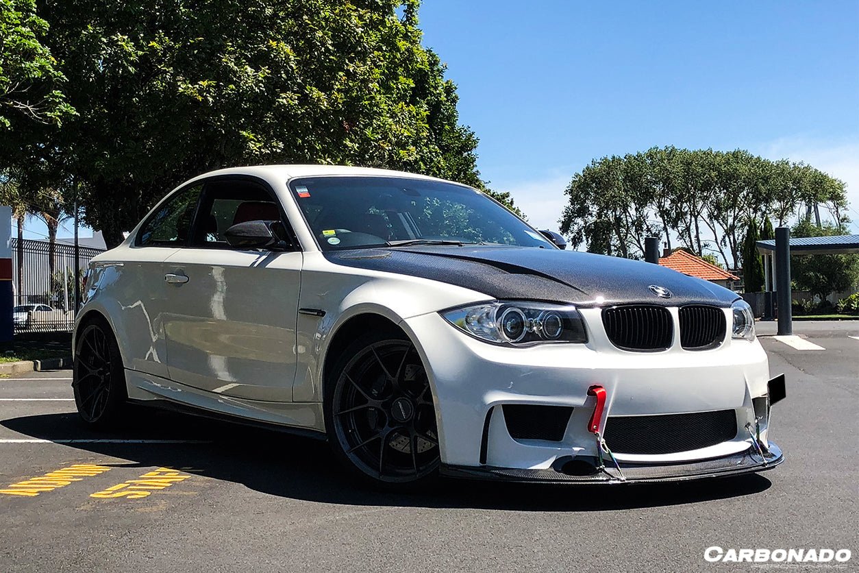 2011-2012 BMW 1M (E82) RZS Style Carbon Fiber Front Lip