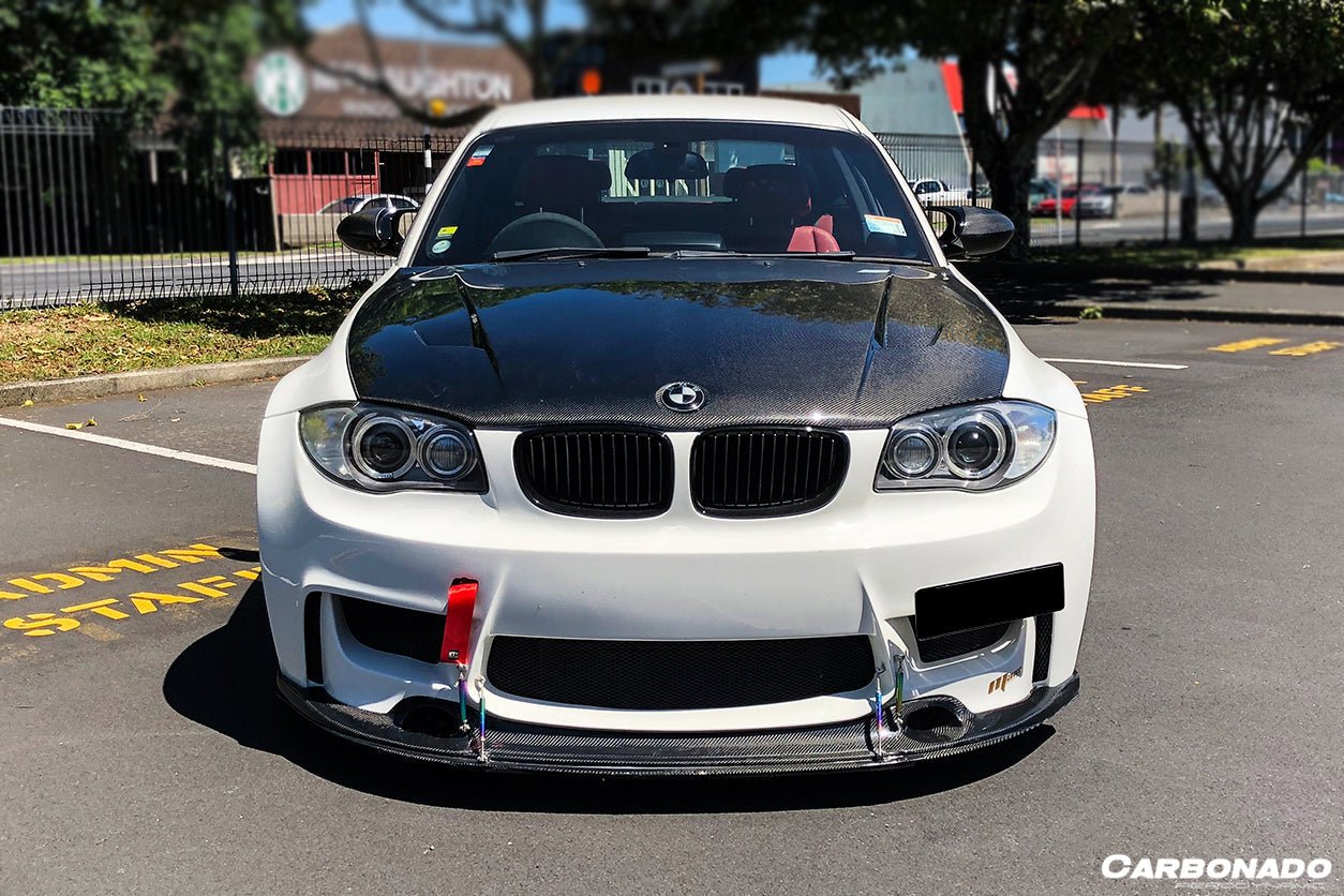 2011-2012 BMW 1M (E82) RZS Style Carbon Fiber Front Lip