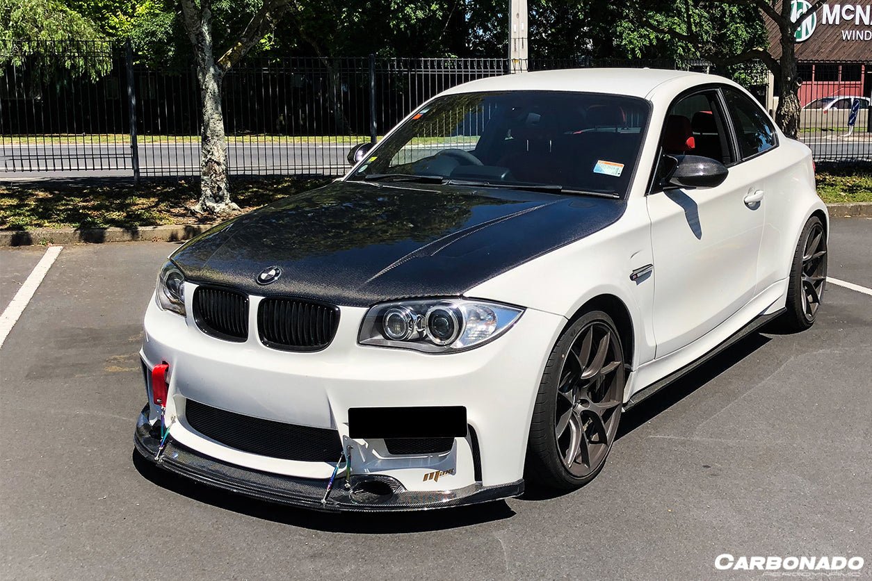 2011-2012 BMW 1M (E82) RZS Style Carbon Fiber Front Lip