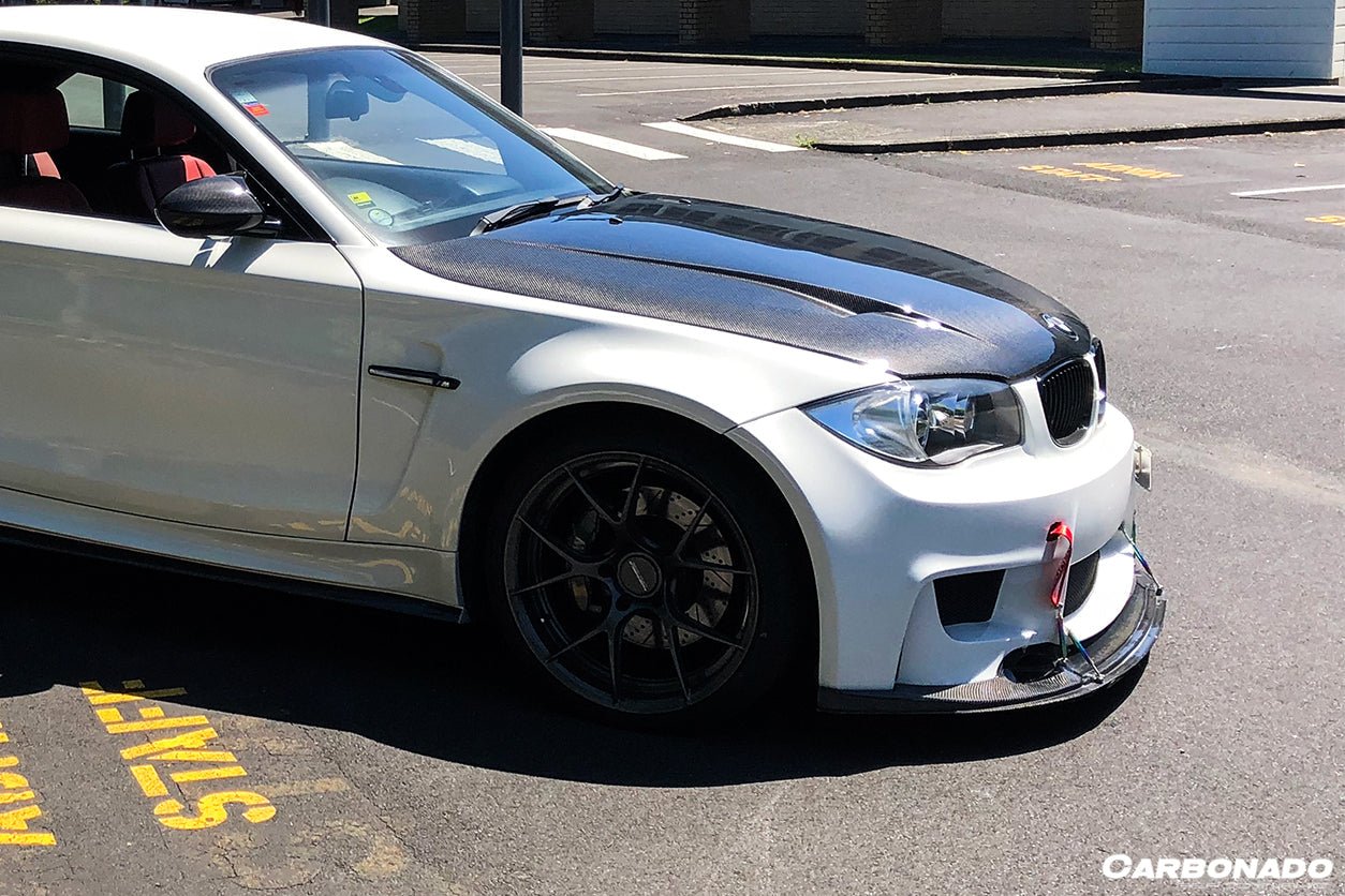 2011-2012 BMW 1M (E82) RZS Style Carbon Fiber Front Lip