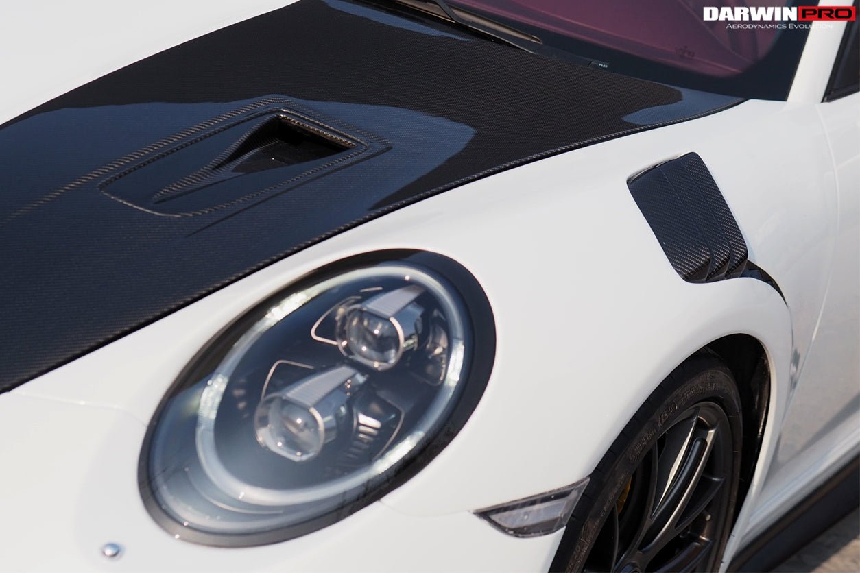 2016 - 2019 Porsche 911 991.2 Carrera /Targa 4/4S GT2RS Style Partial Carbon Fiber Fender