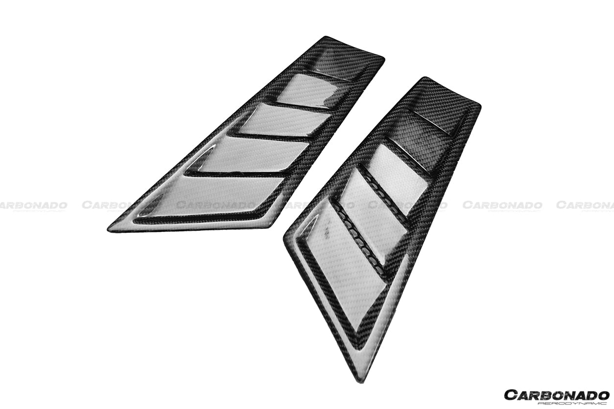 2015 - 2020 Lamborghini Huracan LP610/LP610 RZS Style Front Fender Carbon Fiber Vents