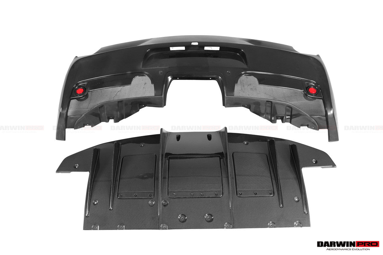 2013 - 2015 Ferrari 458 Speciale Rear Bumper with Diffuser & Lights