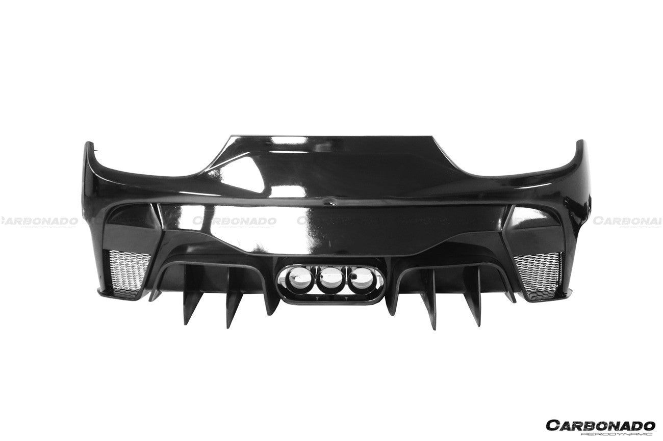 2010 - 2015 Ferrari 458 Italy/Spider VRS Style Rear Bumper W/ Tips