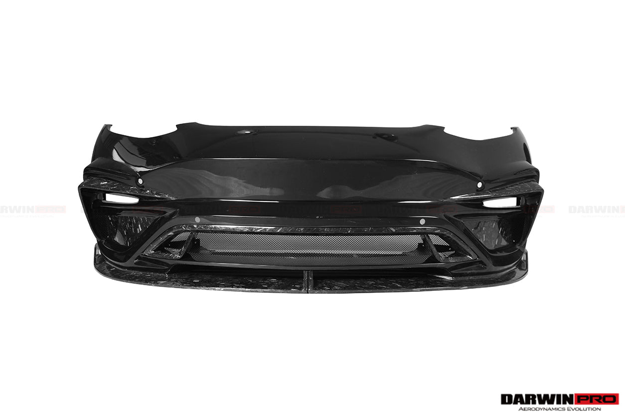 2017 - 2023 Tesla Model 3 IMP Performance Partial Carbon Fiber Front Bumper