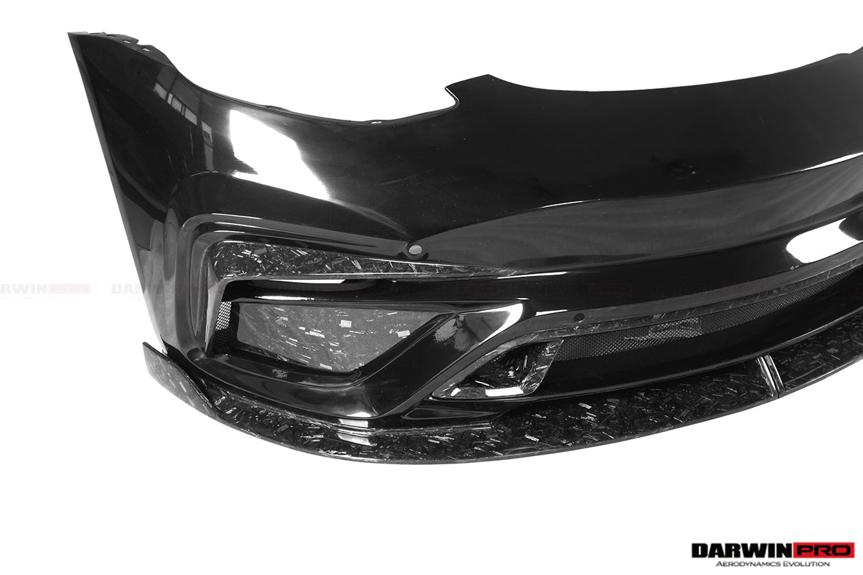 2017 - 2023 Tesla Model 3 IMP Performance Partial Carbon Fiber Front Bumper