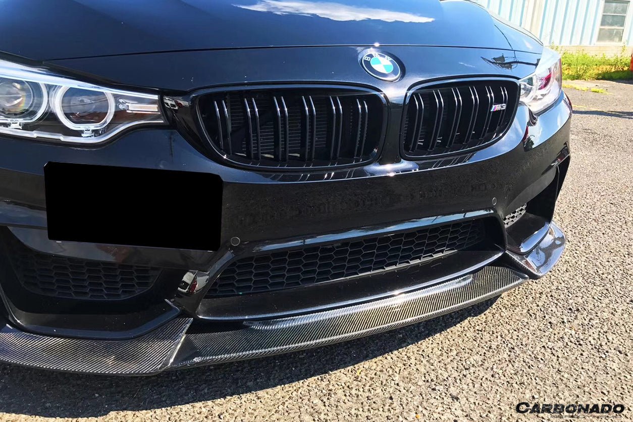 2014-2020 BMW M3 F80 & M4 F82 VA Style Carbon Fiber Front Lip
