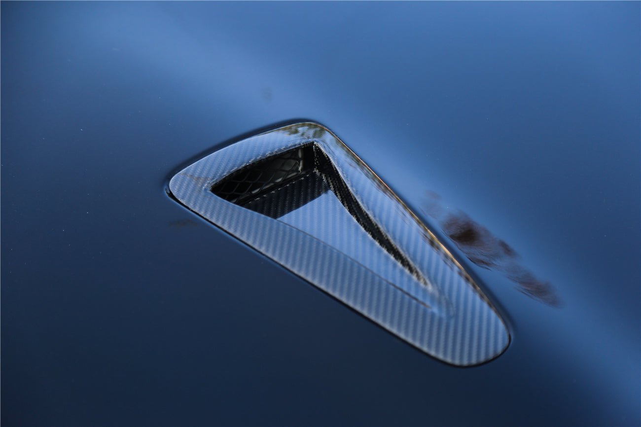 2008-2022 Nissan GTR R35 CBA & DBA & EBA Carbon Fiber Hood Scoop (4 PCS) - DarwinPRO Aerodynamics