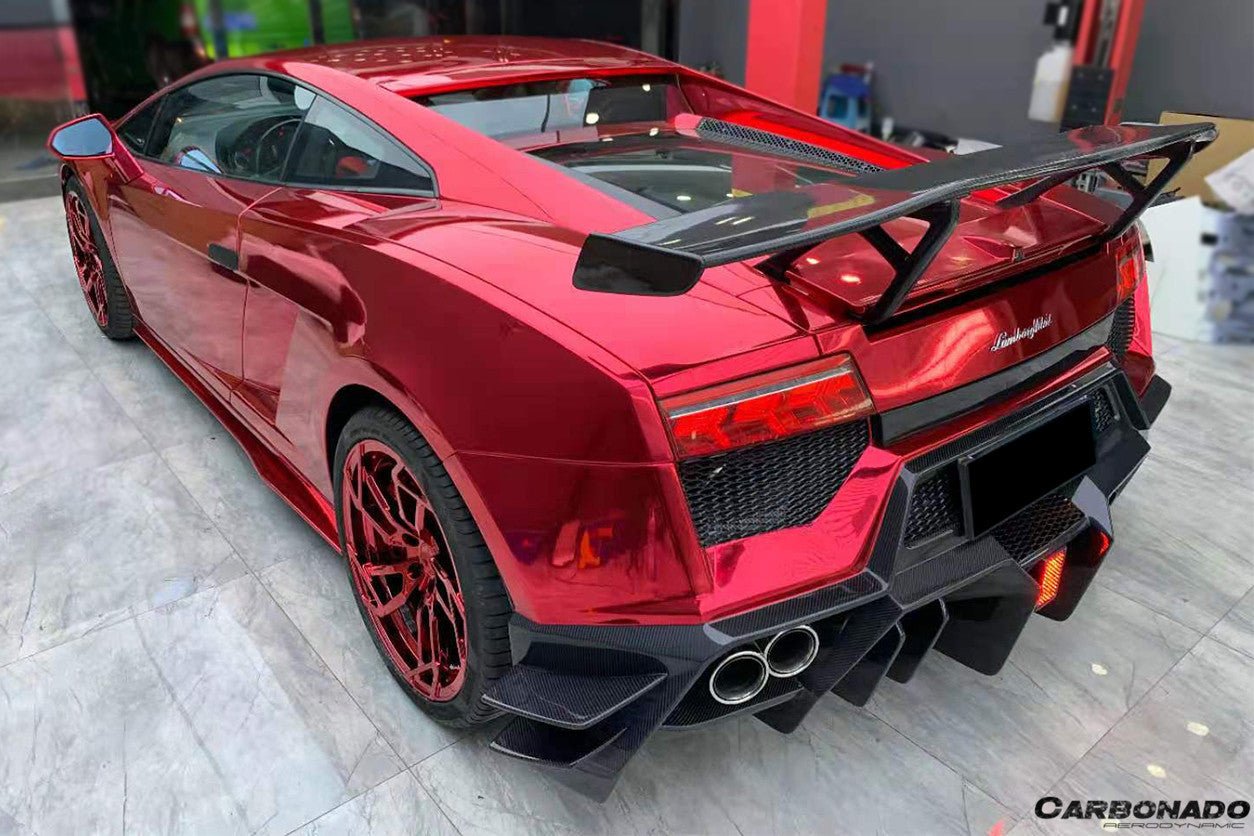 2004 - 2014 Lamborghini Gallardo DC-II Style Carbon Fiber Trunk Spoiler Wing