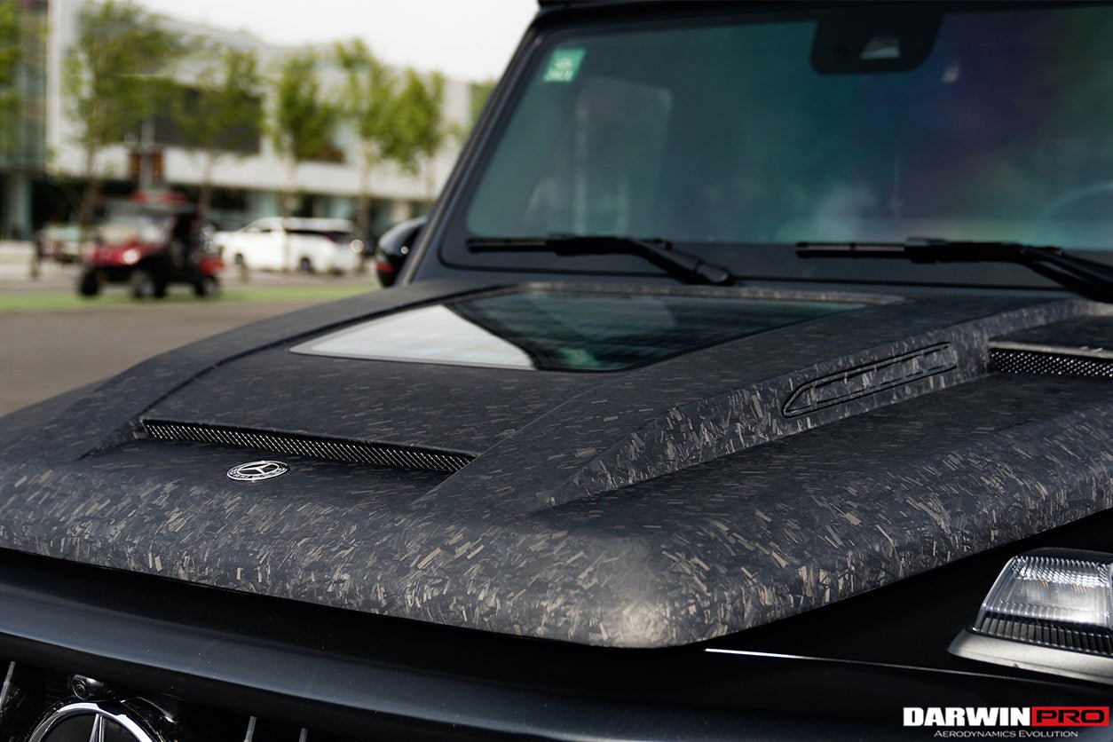 2019 - 2023 Mercedes Benz W464 G-Class G Wagon G500 & G550 & G63AMG IMP Performance Partial Carbon Fiber Hood