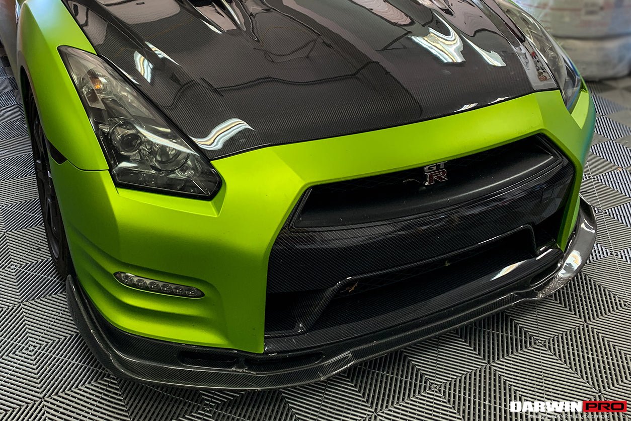 2012 - 2016 Nissan GTR R35 DBA BSE Style Carbon Fiber Front Lip