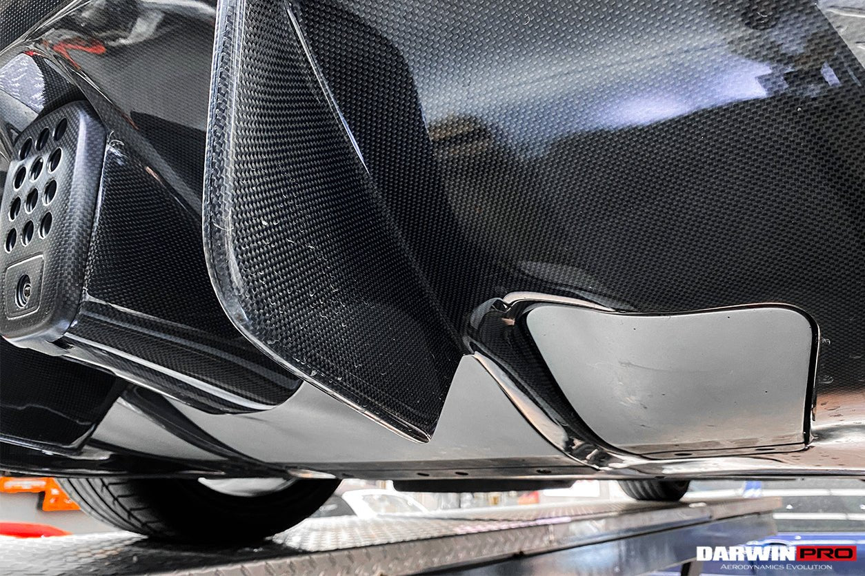 2015 - 2020 Ferrari 488 GTB Pista Style Rear Bumper & Wing