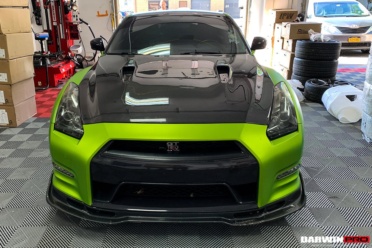 2008 - 2016 Nissan GTR R35 CBA/DBA BSE Style Carbon Fiber Hood