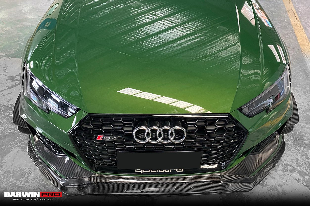 2017 - 2019 Audi RS4 B9 BKSS Style Front Canards