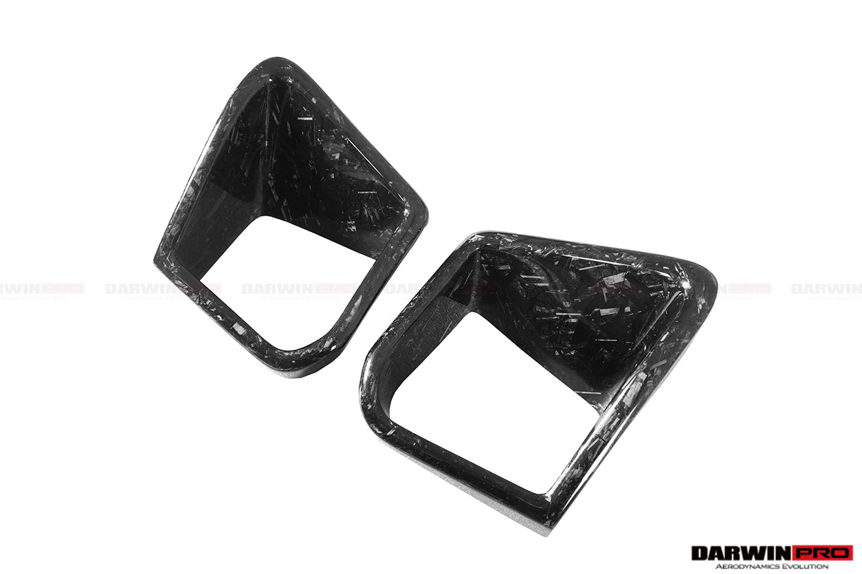 2017 - 2022 Nissan GTR R35 EBA BKSS Style Carbon Fiber Front Bumper Vents