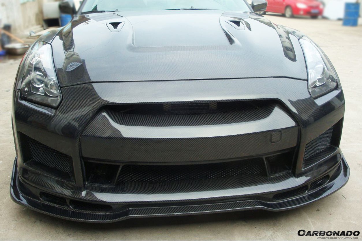 2008 - 2016 Nissan GTR R35 CBA/DBA BSE2 Style Front Bumper