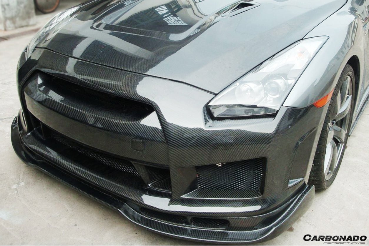 2008 - 2016 Nissan GTR R35 CBA/DBA BSE2 Style Front Bumper