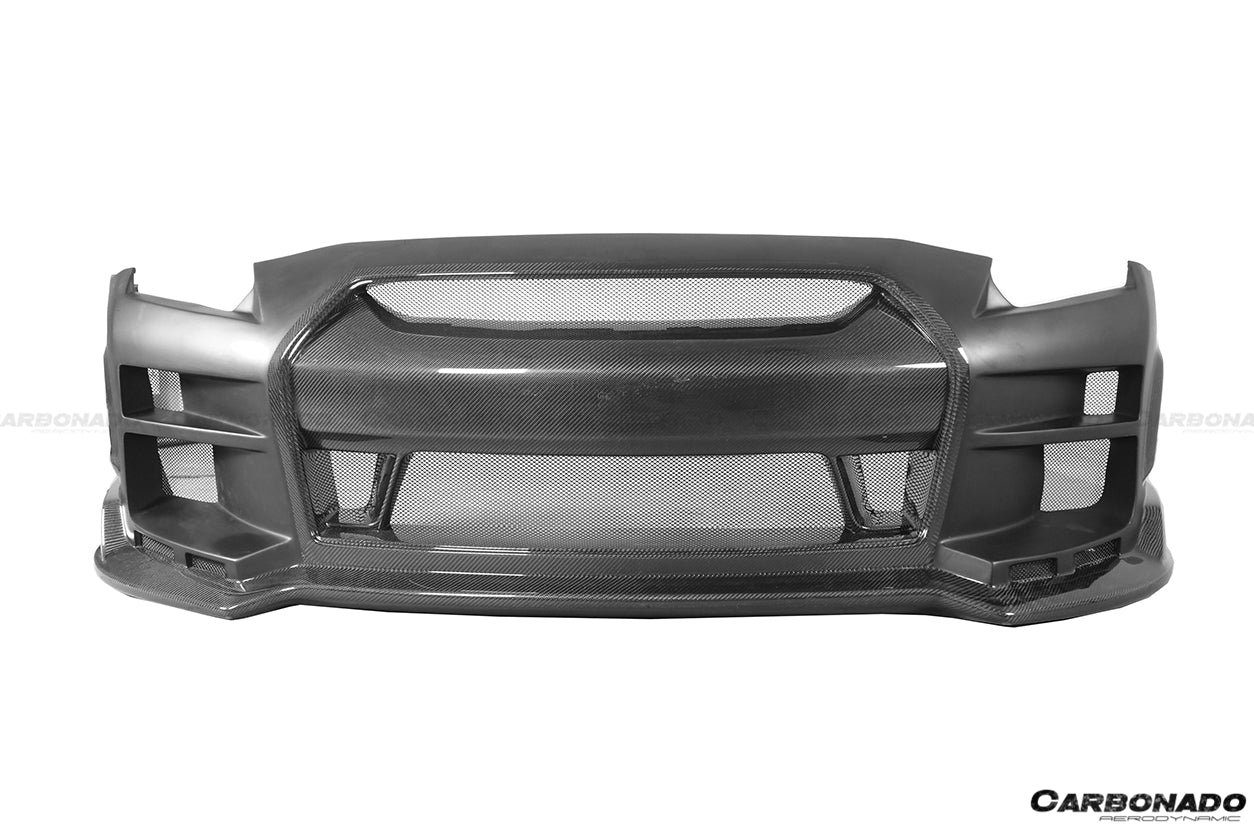 2008 - 2016 Nissan GTR R35 CBA/DBA BSE Style Front Bumper
