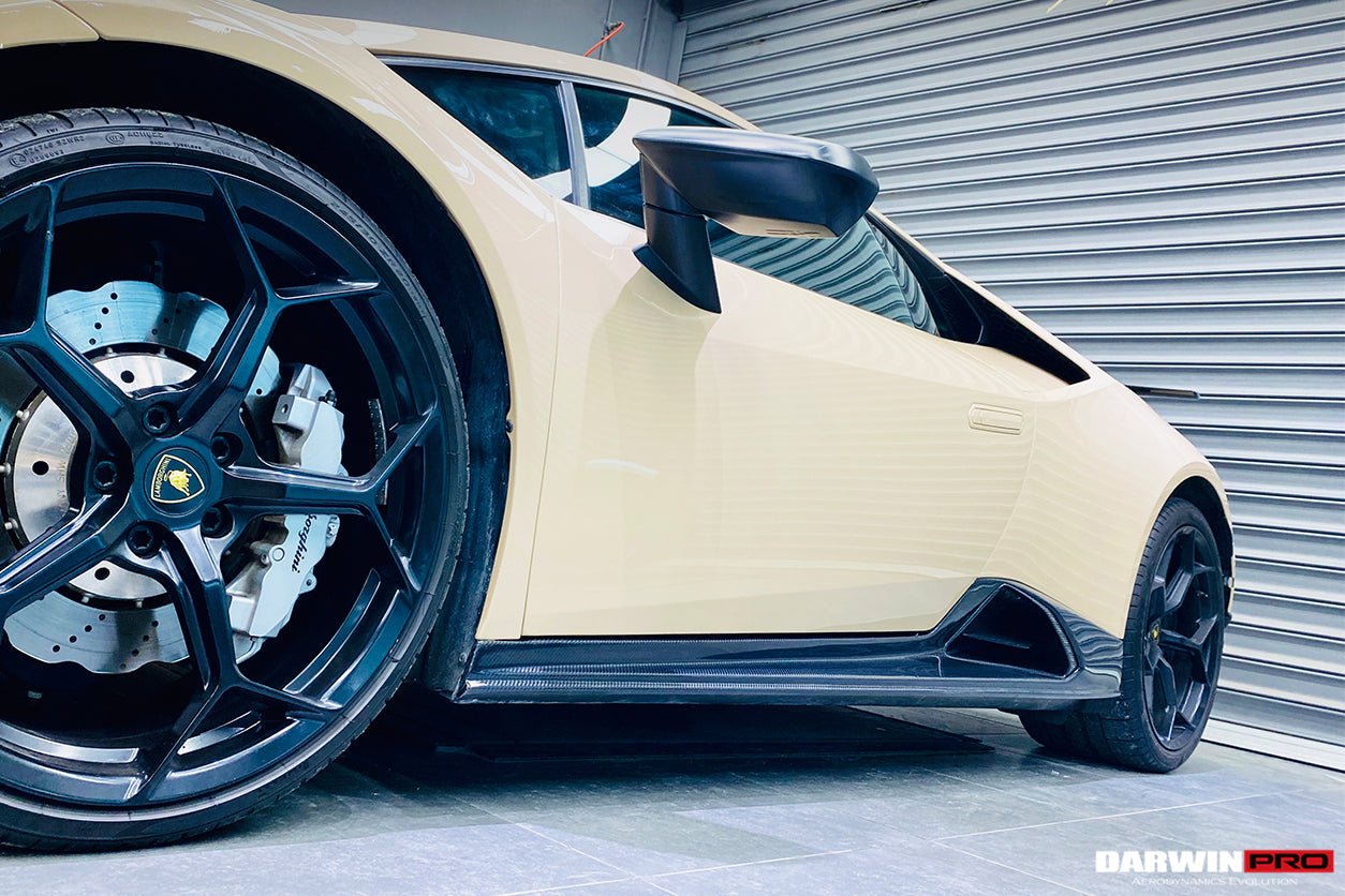 2015 - 2025 Lamborghini Huracan LP610 & LP580 & EVO & STO & Tecnica PEVO Style Side Skirts