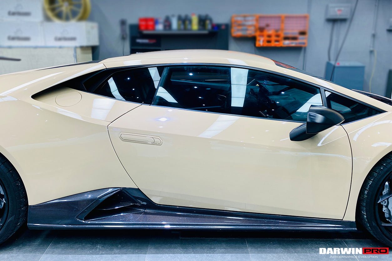 2015 - 2025 Lamborghini Huracan LP610 & LP580 & EVO & STO & Tecnica PEVO Style Side Skirts