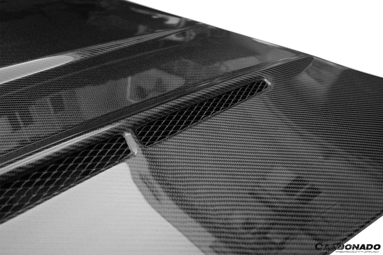 2011 - 2014 porsche Cayenne 958.1 HM Style Carbon Fiber Hood