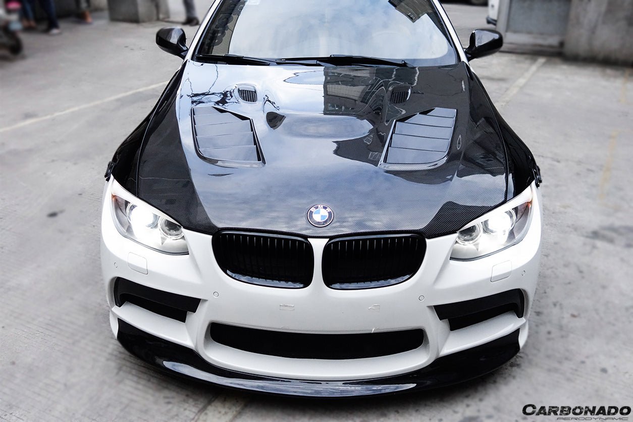 2011-2013 BMW 3 Series E92 LCI SIB Style Carbon Fiber Hood